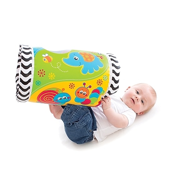 Rotho Babydesign Playgro Baby-Krabbelrolle mit Musik, ca. 40 cm