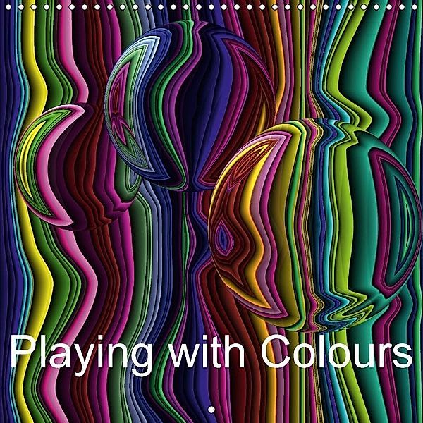Playing with Colours (Wall Calendar 2017 300 × 300 mm Square), Gudrun Nitzold-Briele