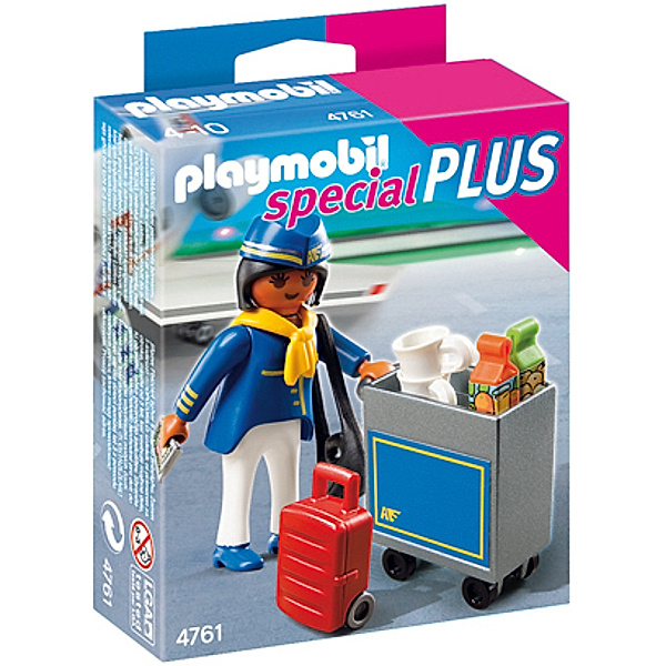 PLAYMOBIL® 4761 - Flugbegleiterin mit Servicewagen