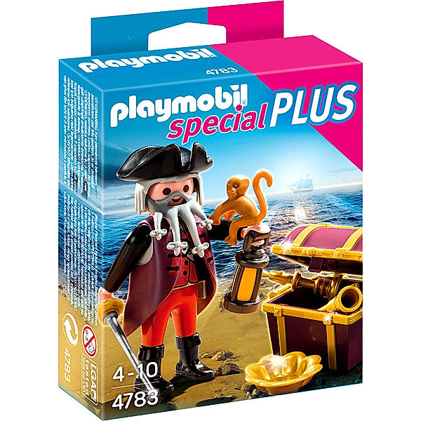 PLAYMOBIL® 4783 Special Plus - Pirat mit Schatztruhe