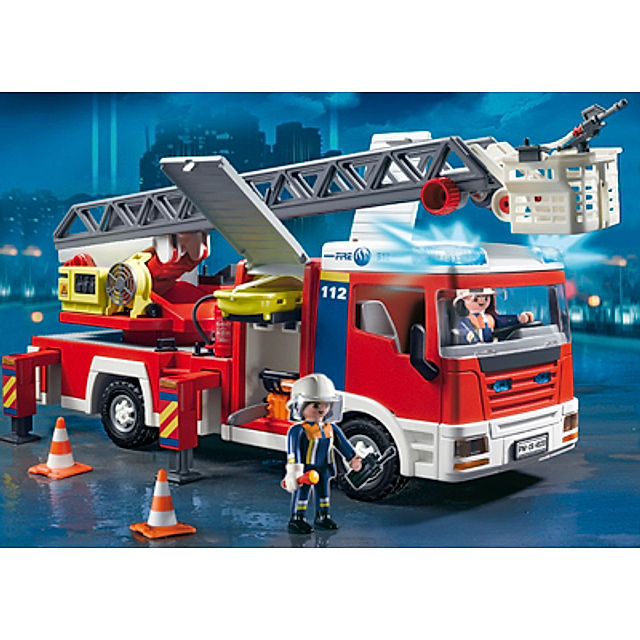 PLAYMOBIL® 4820 - Feuerwehr Leiterfahrzeug | Weltbild.de