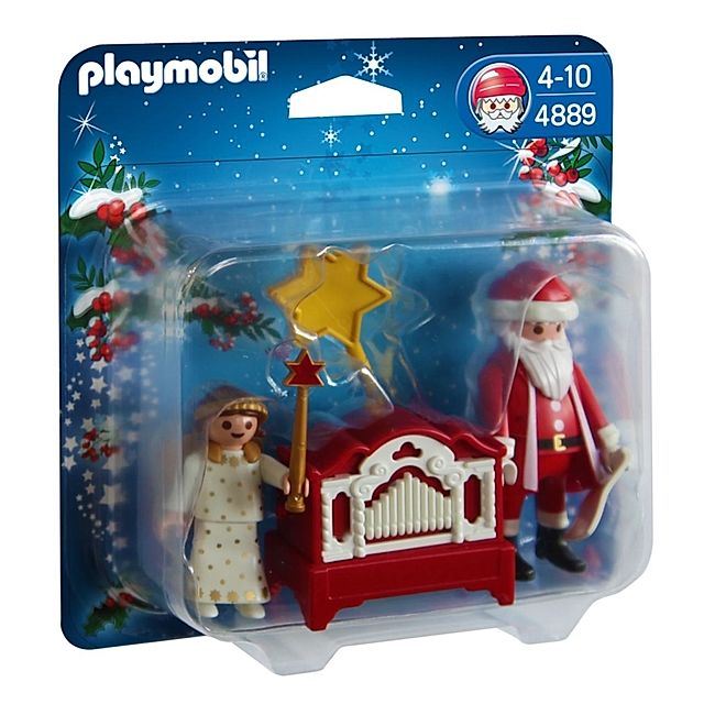 PLAYMOBIL® 4889 Christmas - Engelchen mit Nikolaus und Leierkasten |  Weltbild.de