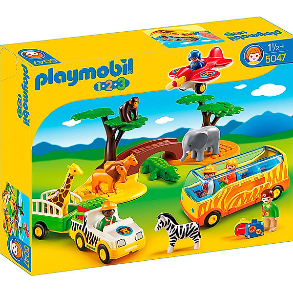 PLAYMOBIL® 5047 1.2.3/Sortiment - Große Afrika-Safari