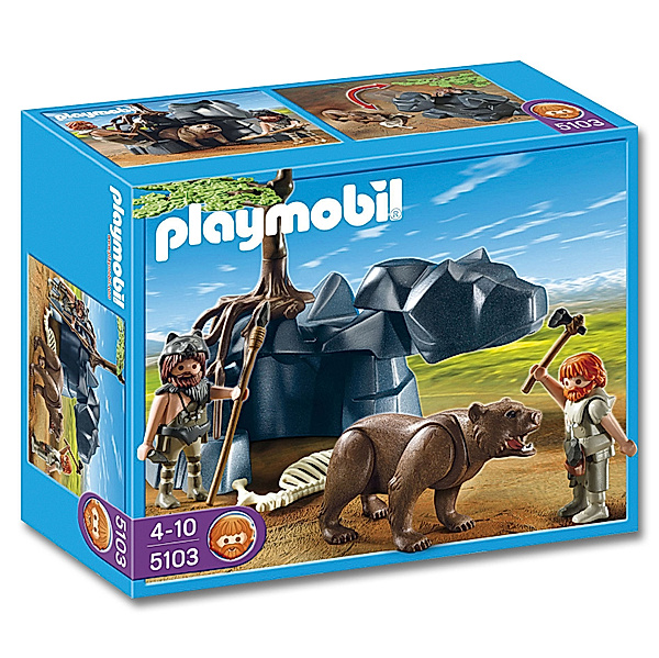 PLAYMOBIL® 5103 History - Höhlenbär mit Höhlenmenschen
