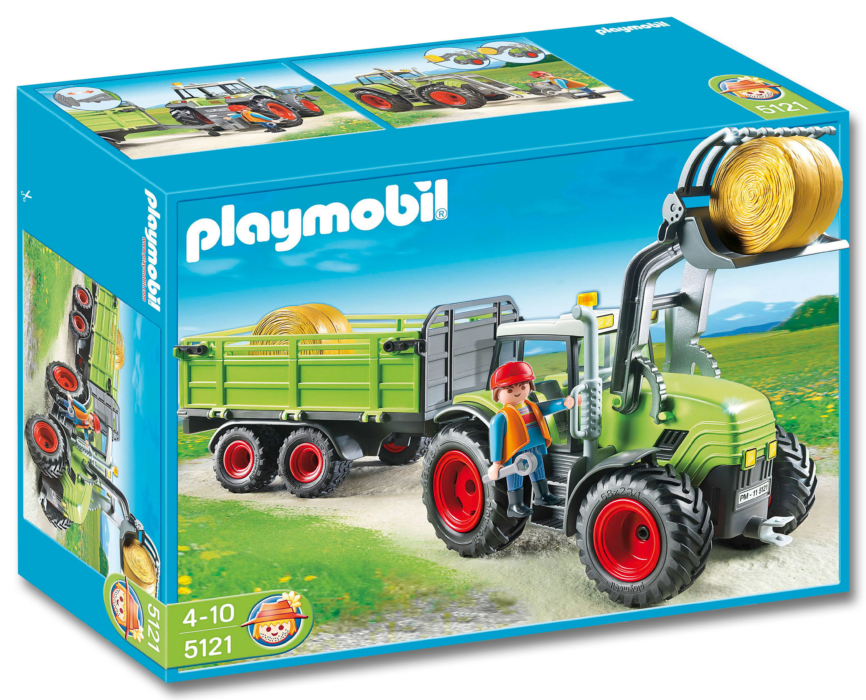 PLAYMOBIL® 5121 - Riesen-Traktor mit Anhänger | Weltbild.at