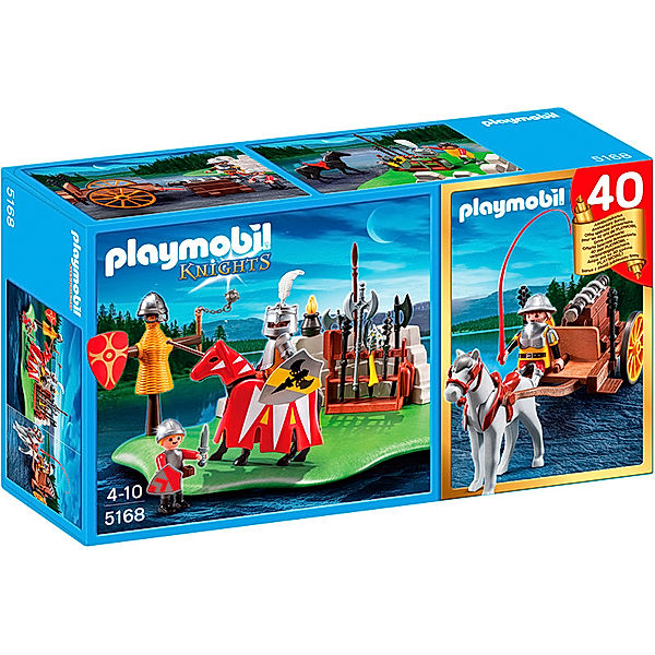 PLAYMOBIL® 5168 Knights - Rittertunier + Kanonenwagen (Jubiläums-Set)