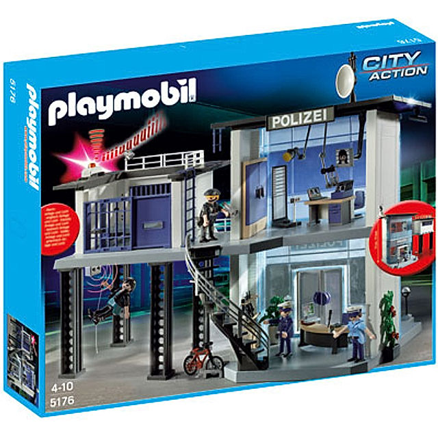 PLAYMOBIL® - 5176 Polizei-Kommandostation mit Alarmanlage | Weltbild.at