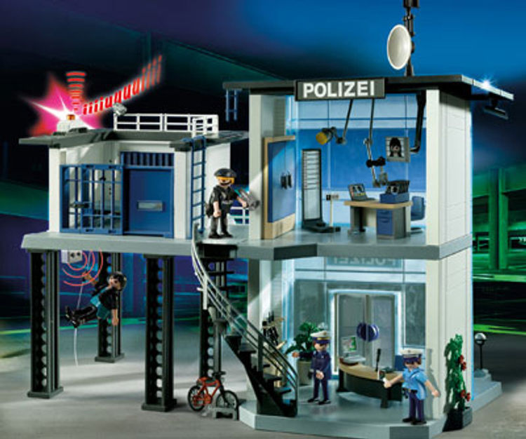 PLAYMOBIL® - 5176 Polizei-Kommandostation mit Alarmanlage | Weltbild.de