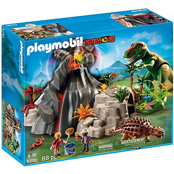 PLAYMOBIL® 5230 T-Rex und Saichania beim Vullkan