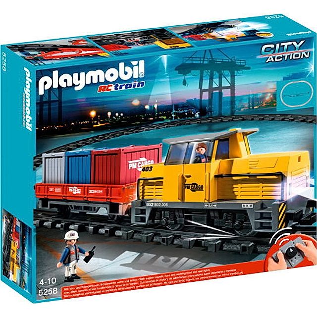 PLAYMOBIL® 5258 City Action - Neuer RC-Güterzug mit Licht und Sound |  Weltbild.de