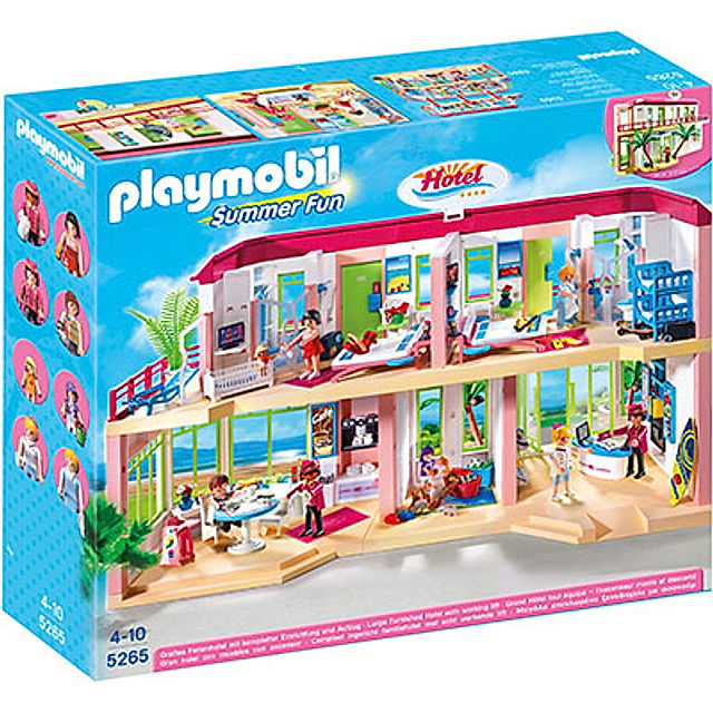 PLAYMOBIL® 5265 Summer Fun - Grosses Ferienhotel mit Einrichtung |  Weltbild.ch