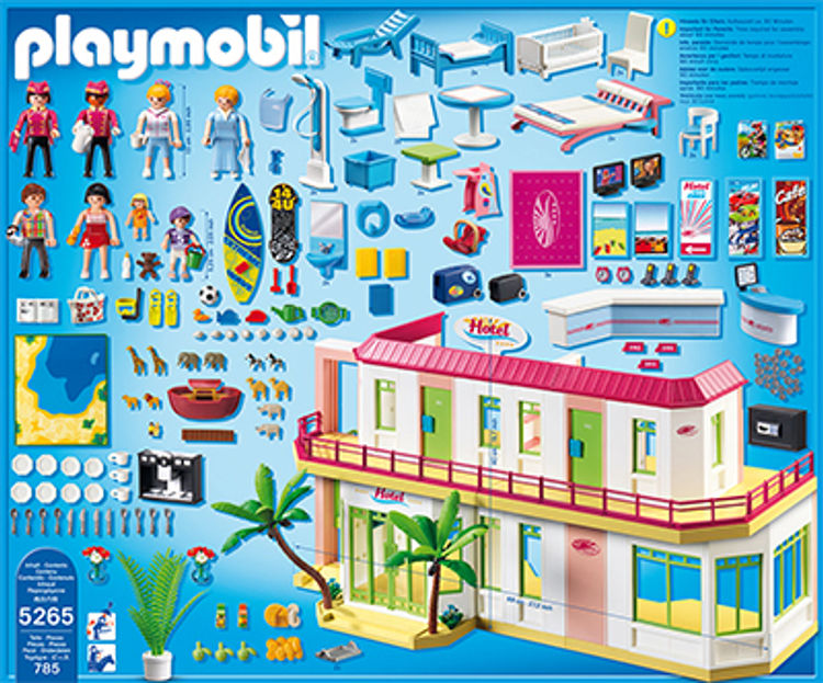 PLAYMOBIL® 5265 Summer Fun - Grosses Ferienhotel mit Einrichtung | Weltbild. ch