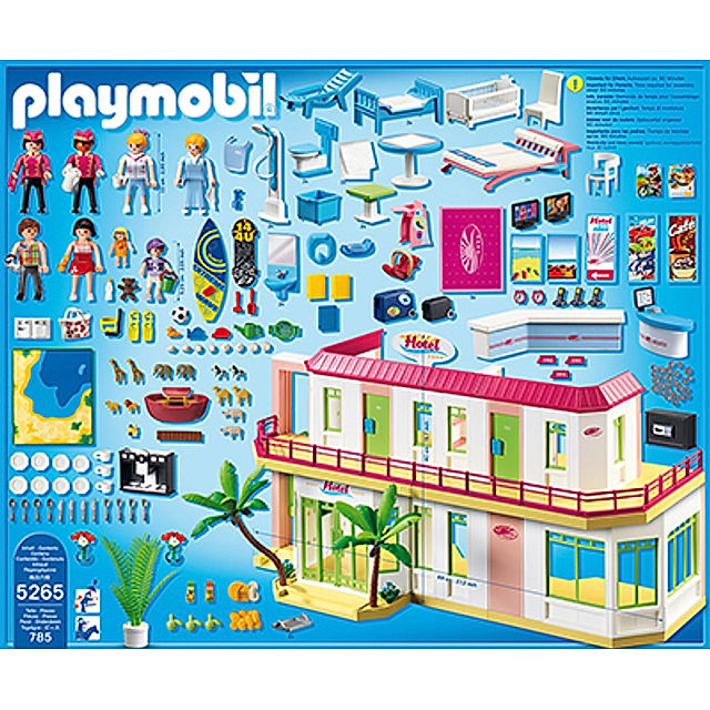 PLAYMOBIL® 5265 Summer Fun - Großes Ferienhotel mit Einrichtung |  Weltbild.de