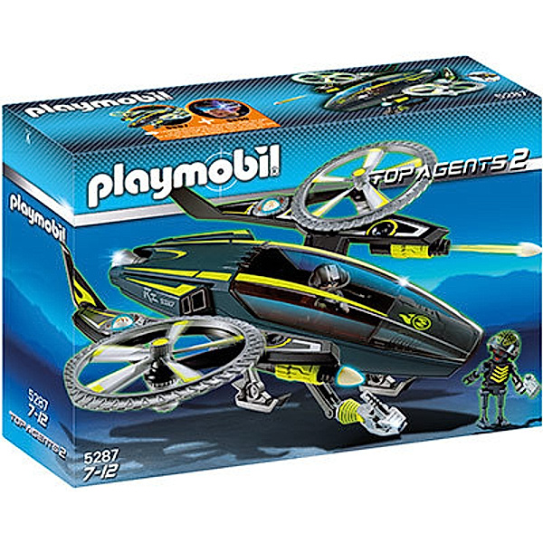 PLAYMOBIL® 5287 Top Agents 2 - Magma Masters Razorcopter