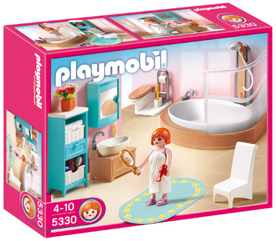 Playmobil Puppenhaus Badezimmer modern 5330 Schrank mit 2 Körben 