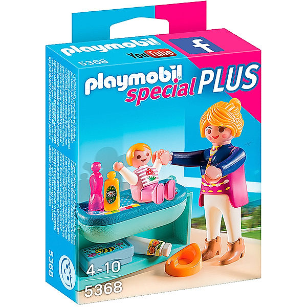 PLAYMOBIL® 5368 Special Plus - Mutter mit Baby-Wickeltisch