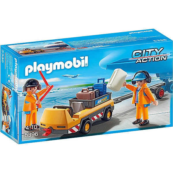 PLAYMOBIL® 5396 - City Action - Flugzeugschlepper mit Fluglotsen