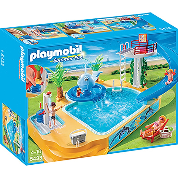 PLAYMOBIL® 5433 Summer Fun - Erlebnisbad mit Sprudelwal