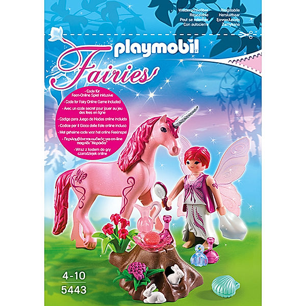 PLAYMOBIL® 5443 - Pflege-Fee mit Einhorn Rosenrot