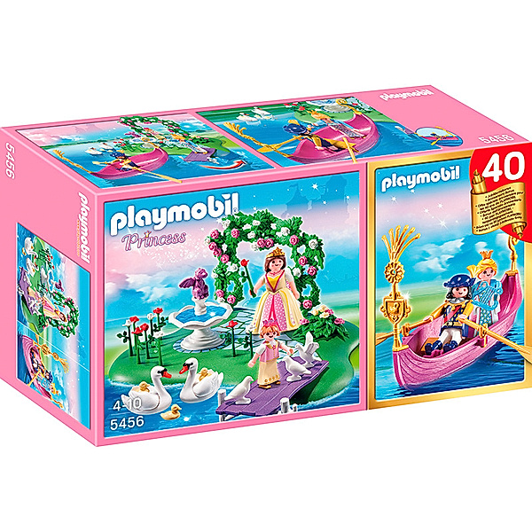 PLAYMOBIL® 5456 Princess - Prinzessinneninsel + romantische Gondel (Jubiläums-Set)