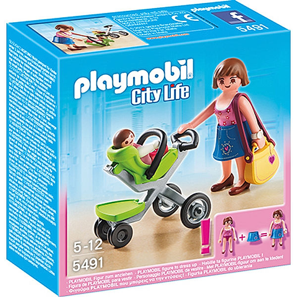 PLAYMOBIL® 5491 - Mama mit Kinderwagen