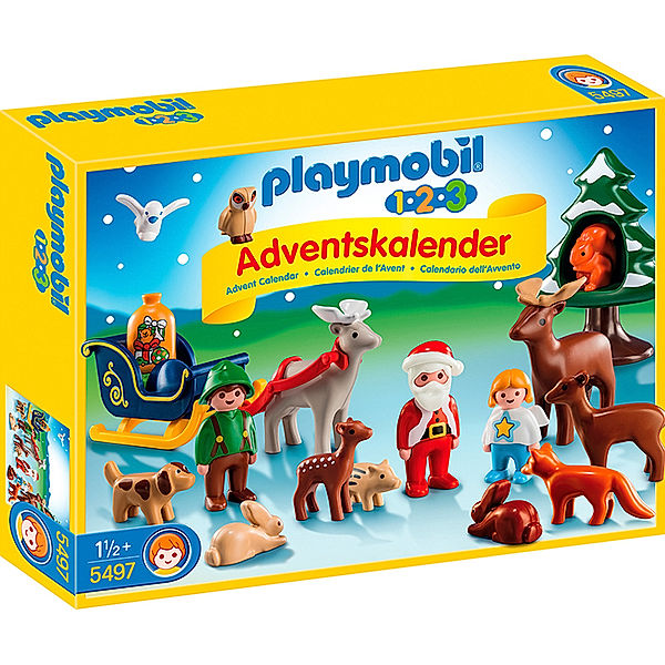 PLAYMOBIL® 5497 1-2-3 - Adventskalender Waldweihnacht