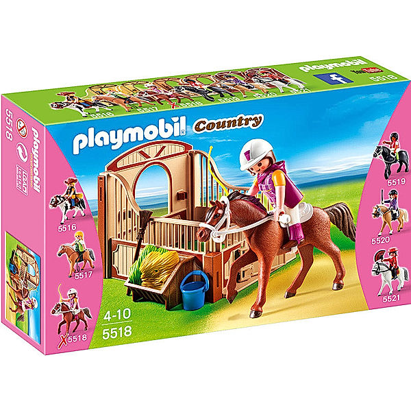 PLAYMOBIL® 5518 Country - Shagya Araber mit braun-beiger Pferdebox