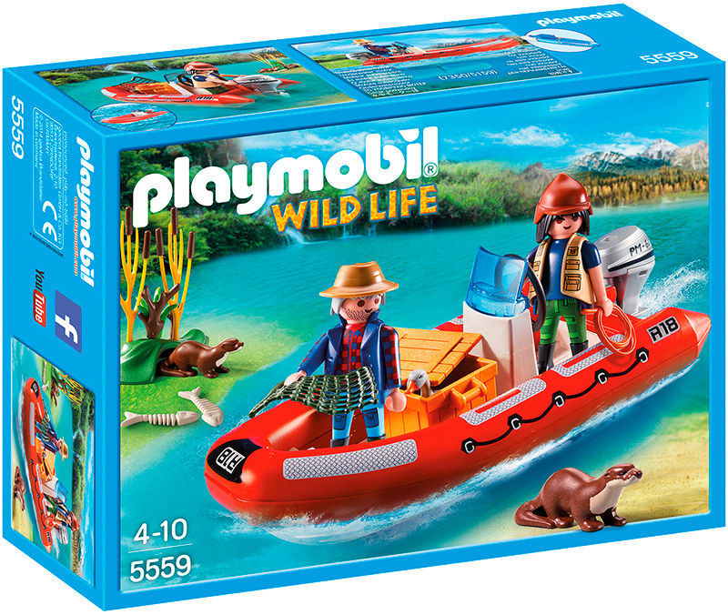 PLAYMOBIL® 5559 Wild Life - Schlauchboot mit Wilderern | Weltbild.de