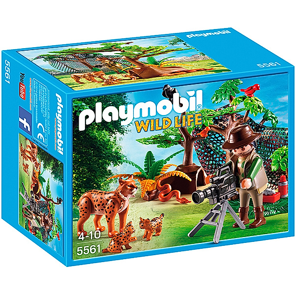 PLAYMOBIL® 5561 Wild Life - Luchsfamilie mit Tierfilmer