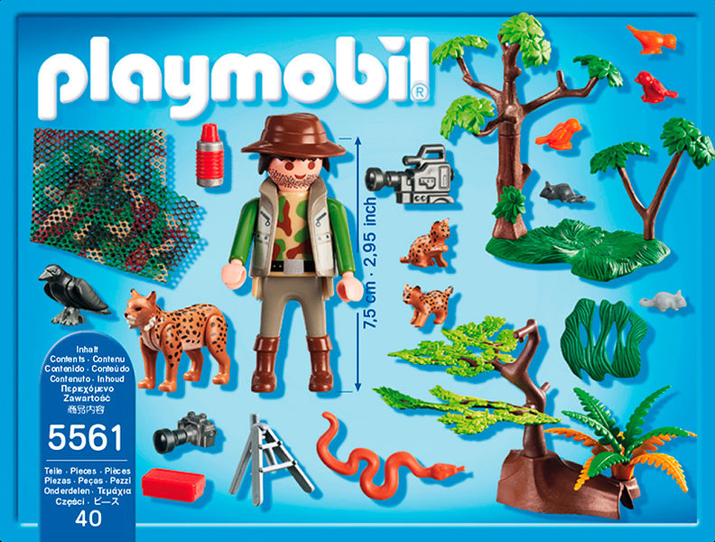 PLAYMOBIL® 5561 Wild Life - Luchsfamilie mit Tierfilmer | Weltbild.de