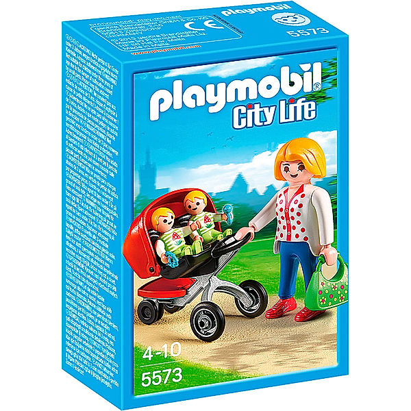 Playmobil® PLAYMOBIL® 5573 City Life - Zwillingskinderwagen