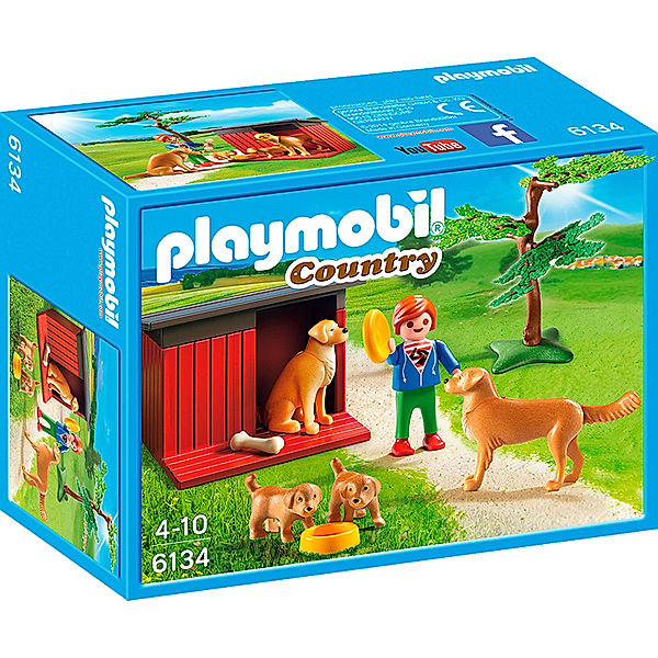 PLAYMOBIL® 6134 Country - Golden Retriever mit Welpen