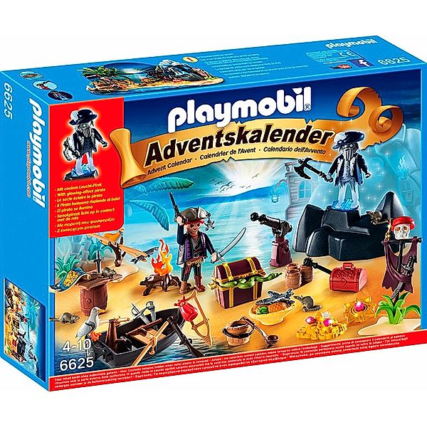 PLAYMOBIL 6625 - Adventskalender Geheimnisvolle Piratenschatzinsel