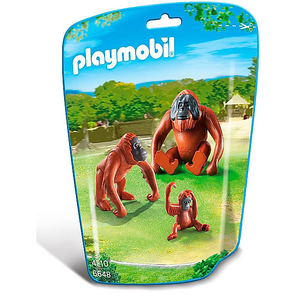 PLAYMOBIL® 6648 City Life - 2 Orang-Utans mit Baby