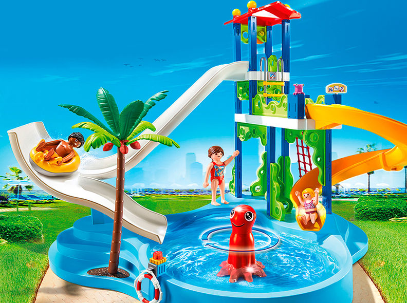 PLAYMOBIL® 6669 Summer Fun - Aquapark mit Rutschentower | Weltbild.de