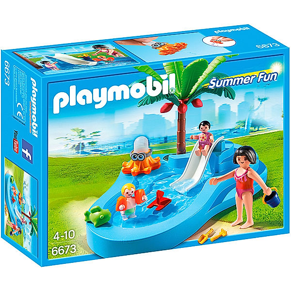 PLAYMOBIL® 6673 Summer Fun - Babybecken mit Rutsche