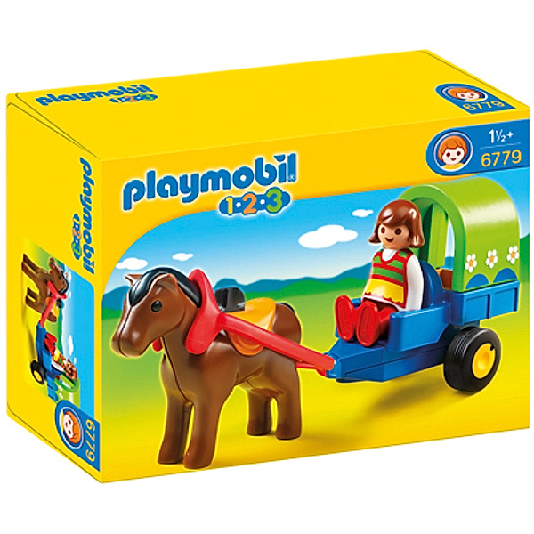 PLAYMOBIL® 6779 1-2-3 - Bunte Pferdekutsche