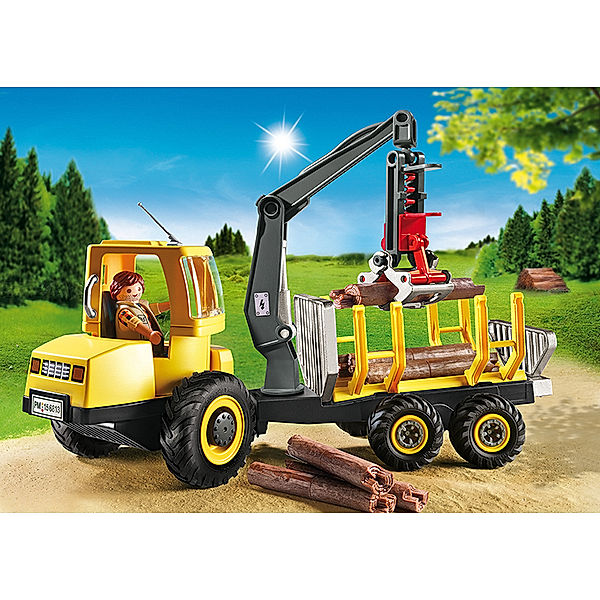 PLAYMOBIL 6813 - Country - Holztransporter mit Kran