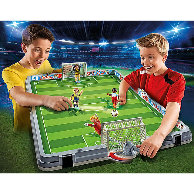 PLAYMOBIL® 6857 - Sports & Action - Große Fußballarena zum Mitnehmen |  Weltbild.de