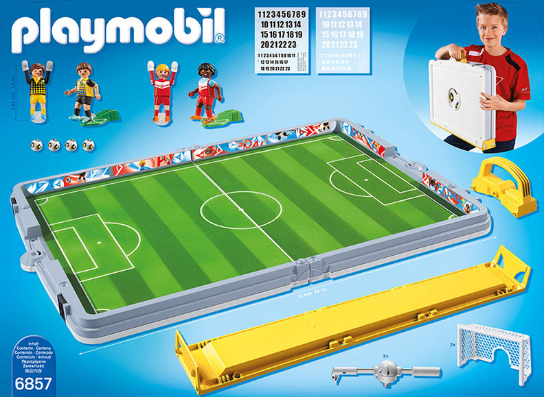 PLAYMOBIL® 6857 - Sports & Action - Große Fußballarena zum Mitnehmen |  Weltbild.de