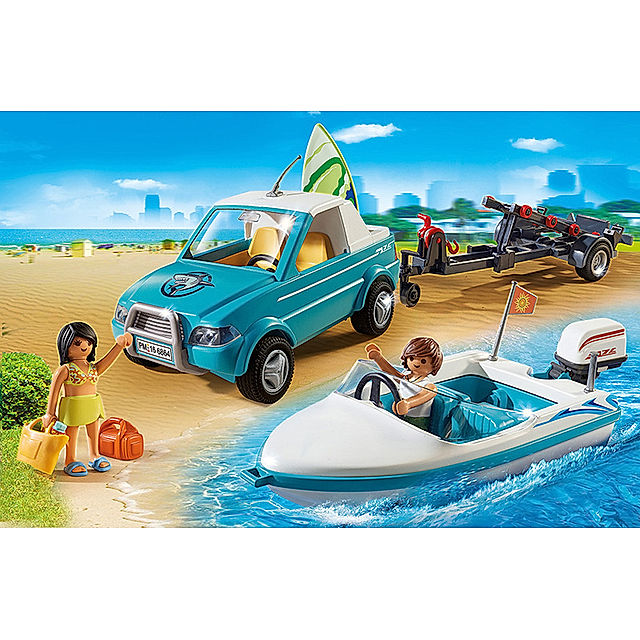 PLAYMOBIL 6864 - Summer Fun - Surfer-Pickup mit Speedboat | Weltbild.de