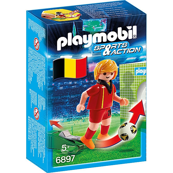 PLAYMOBIL® 6897 - Sports & Action - Fußballspieler Belgien