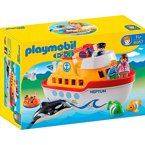 PLAYMOBIL® 6957 PLAYMOBIL 1.2.3 - Mein Schiff zum Mitnehmen