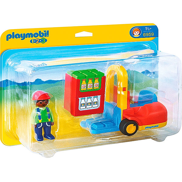 PLAYMOBIL® 6959 PLAYMOBIL 1.2.3 - Gabelstapler