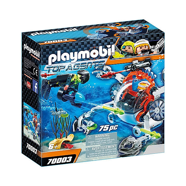 Playmobil® PLAYMOBIL® 70003 Top Agents Spy Team Sub Bot