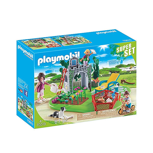 Playmobil® PLAYMOBIL® 70010 City Life SuperSet Familiengarten