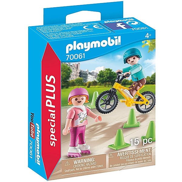 Playmobil® PLAYMOBIL® 70061 Special Plus Kinder mit Skates und BMX