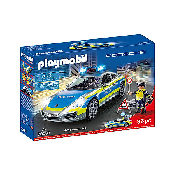 Playmobil® PLAYMOBIL® 70067 City Action Porsche 911 Carrera 4S Polizei