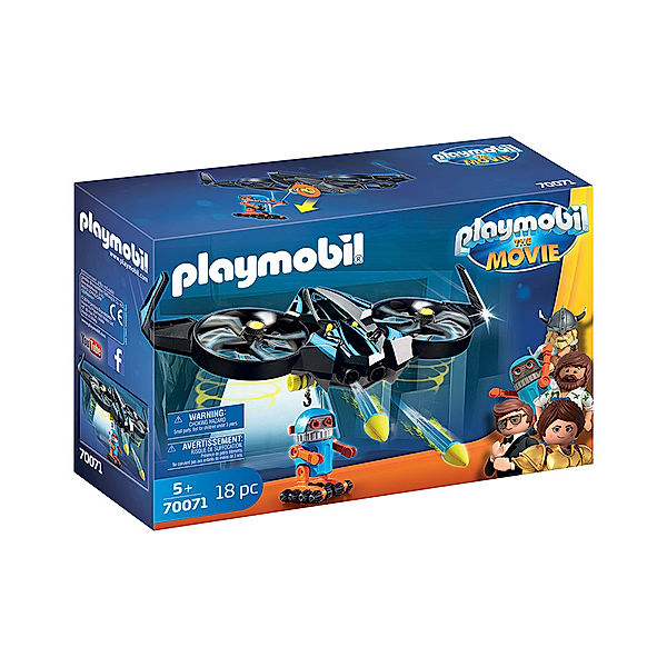 Playmobil® PLAYMOBIL® 70071 THE MOVIE Robotitron mit Drohne