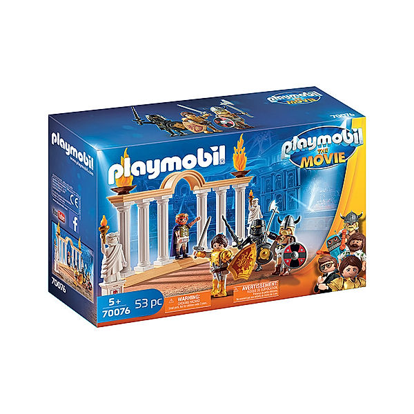 Playmobil® PLAYMOBIL® 70076 THE MOVIE Kaiser Maximus im Colosseum